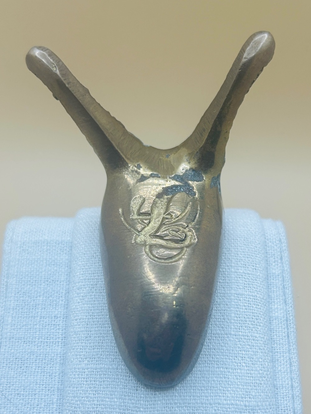 Brass Stag Deer Bull Skull